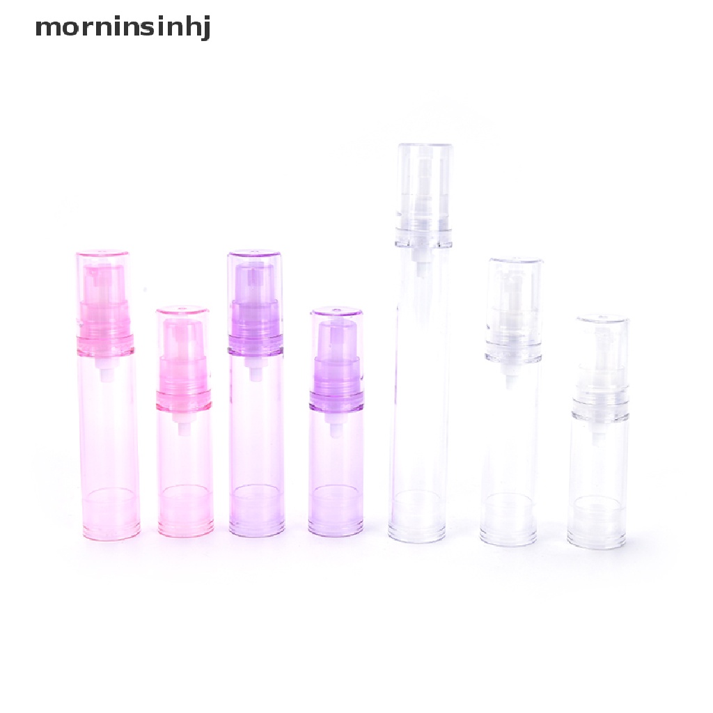 Mornin 1pc Botol Pump Kosong Ukuran 5 / 10 / 15ml Untuk Lotion / Kosmetik / Travel