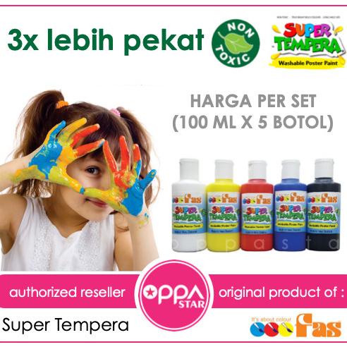 

Fas School Paint Original 100 Ml Set 5 - Cat Air Poster Tempera