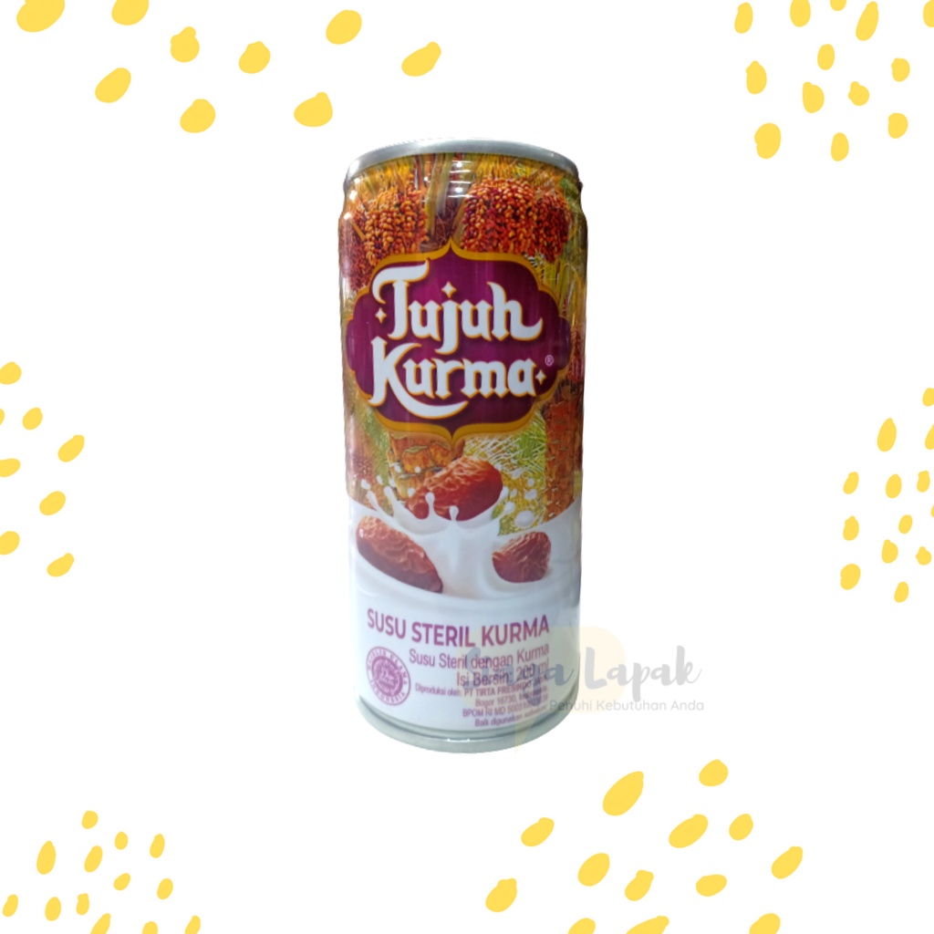 Susu Steril Tujuh Kurma Kaleng 200 ml