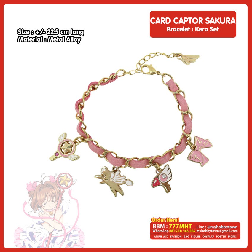 Gelang Anime Card Captor Sakura : Kero Sealing Wand Star Wand Set