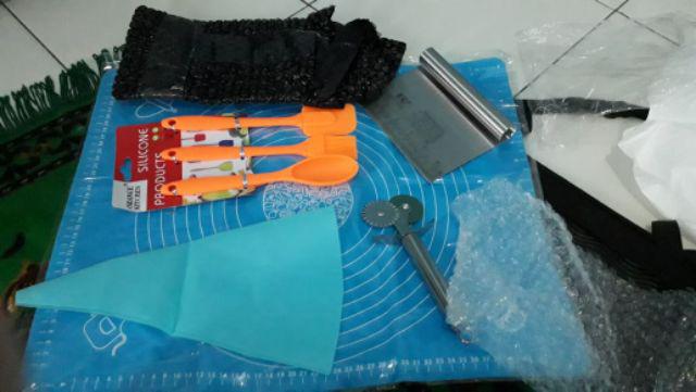 Spatula Kuas Dan Sendok Silikon Set Panjang 22cm