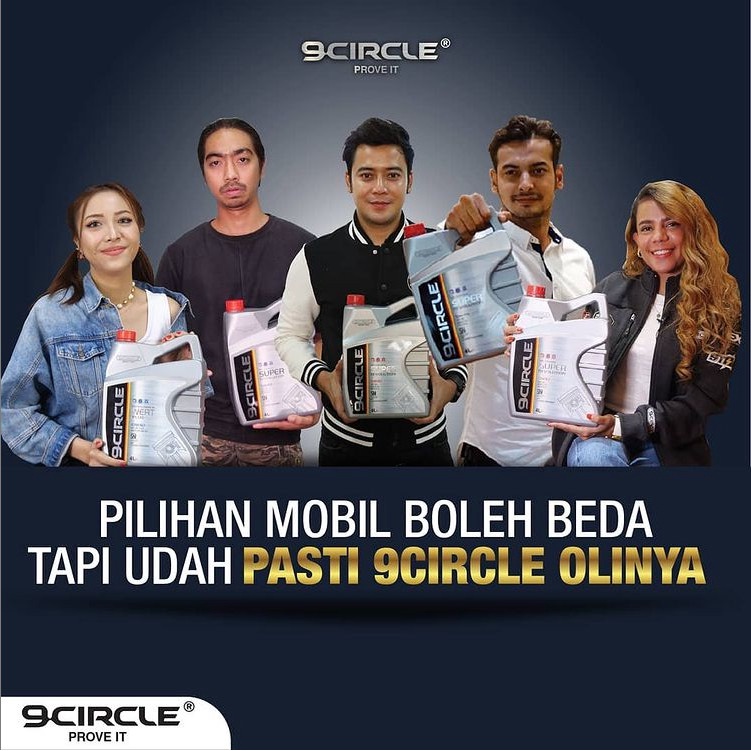 Oli Mobil Terbaik 9 Circle - 5W 30 100% Synthetic Super Revolution ORIGINAL