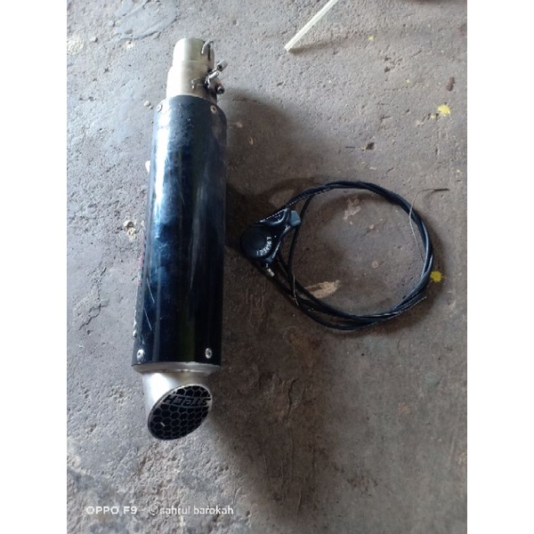 knalpot selencer tridente 3 suara