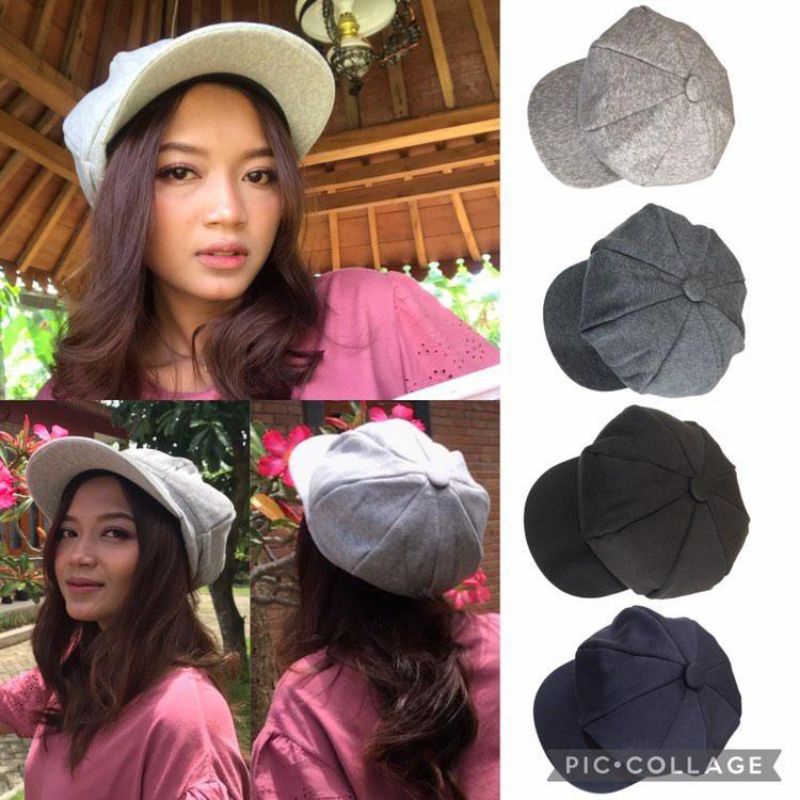 Topi Apolo - Newsboy Cap - Topi Vintage Korea