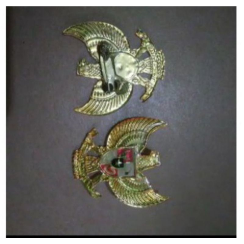 PIN GARUDA 2,5 CM LAMBANG GARUDA PECI PENITI GARUDA BRIVET GARUDA ATRIBUT GARUDA LOGO GARUDA INDONES
