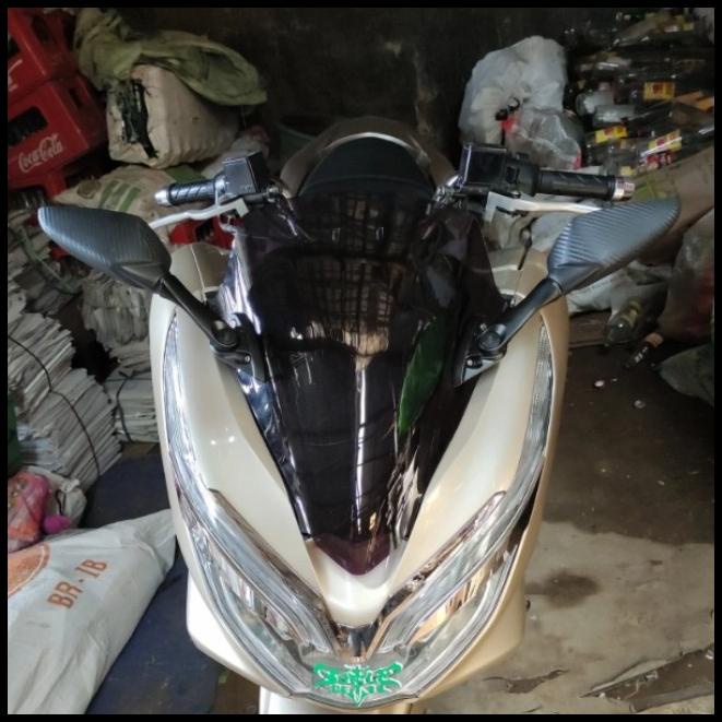 Visor/Windshield Pcx 150 Lokal Plus Spion Variasi