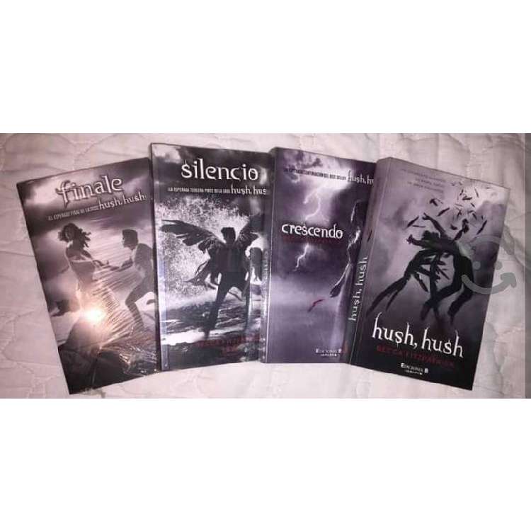 [INDONESIA] BUKU NOVEL HUSH HUSH SAGA - HUSH HUSH - CRESCENDO - SILENCE - FINALE - BECCA FITZPATRICK [ORIGINAL]