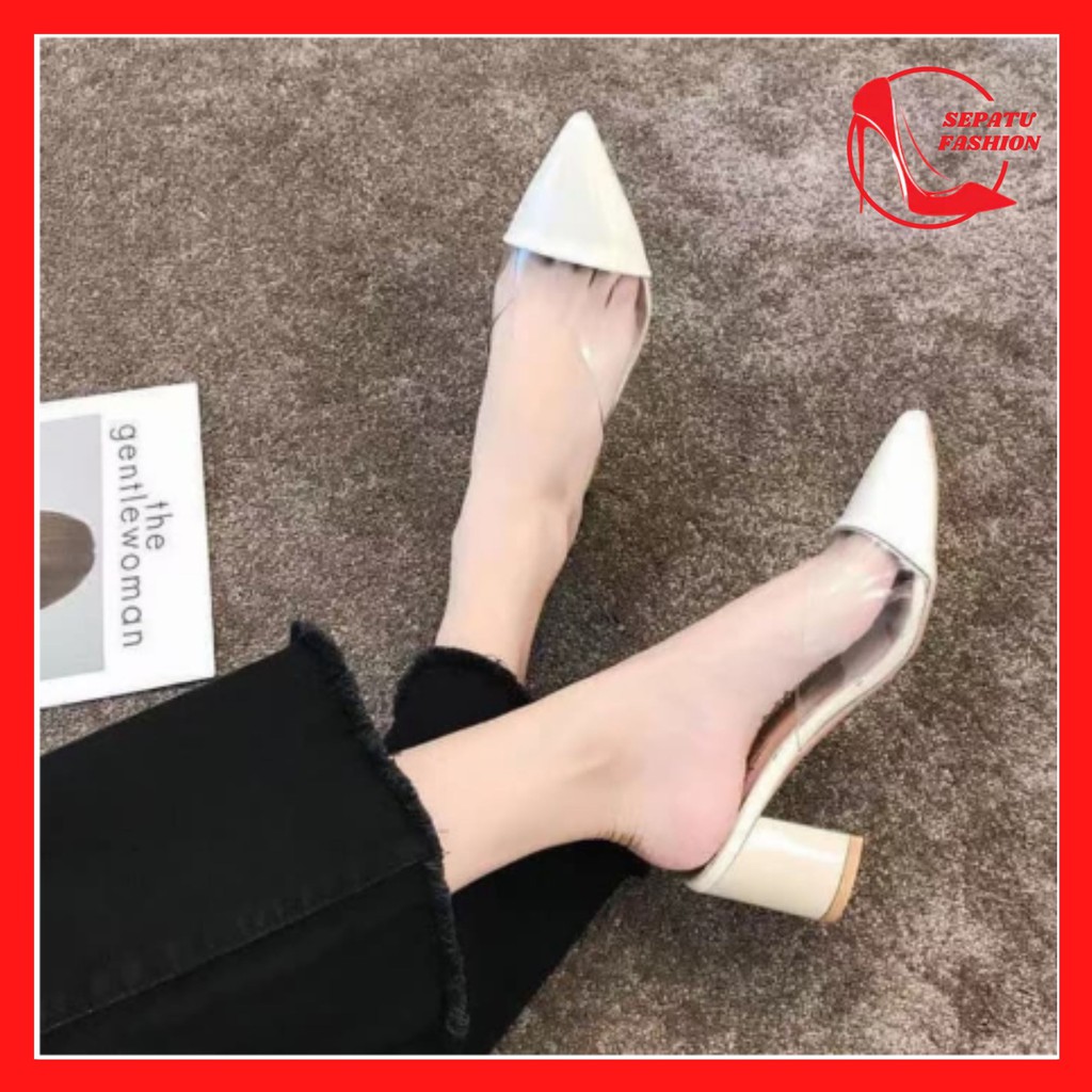 SENDAL SLOP WEDGES KARET WANITA SANDAL PESTA SELOP KULIT CEWEK SLIPPERS SDH187
