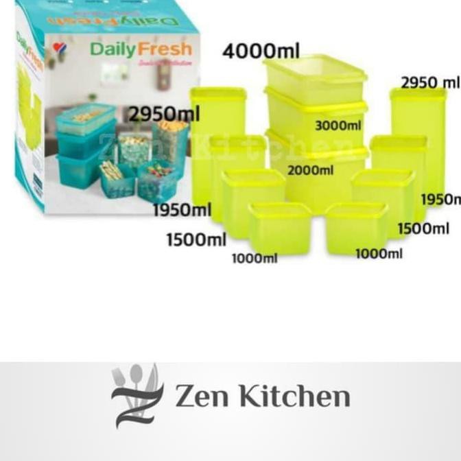 Promo Toples 1 set Daily fresh model tupperware