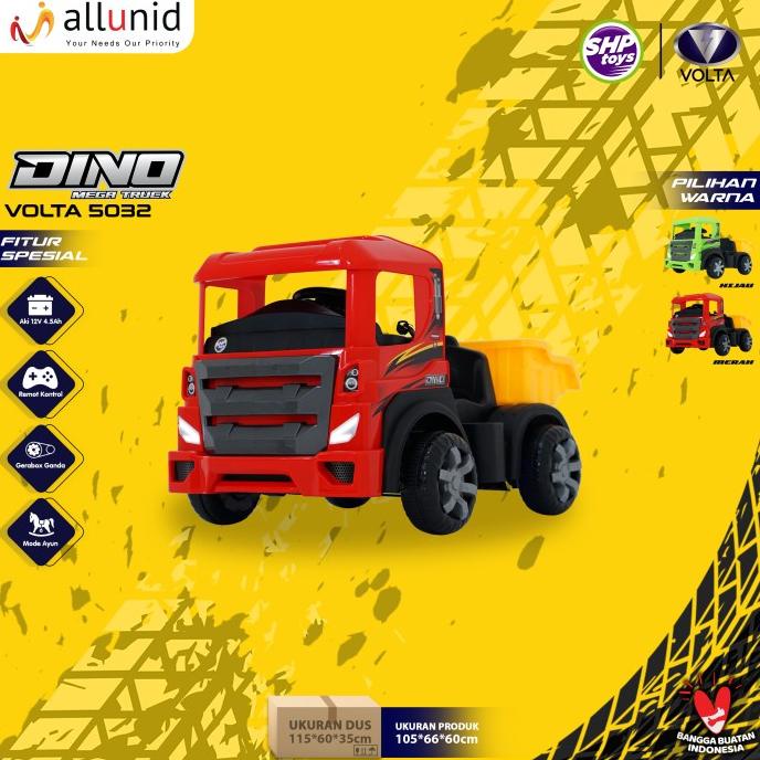 Mainan Anak Mobil Aki Truck Pasir - Mega Truck - VOLTA 5032