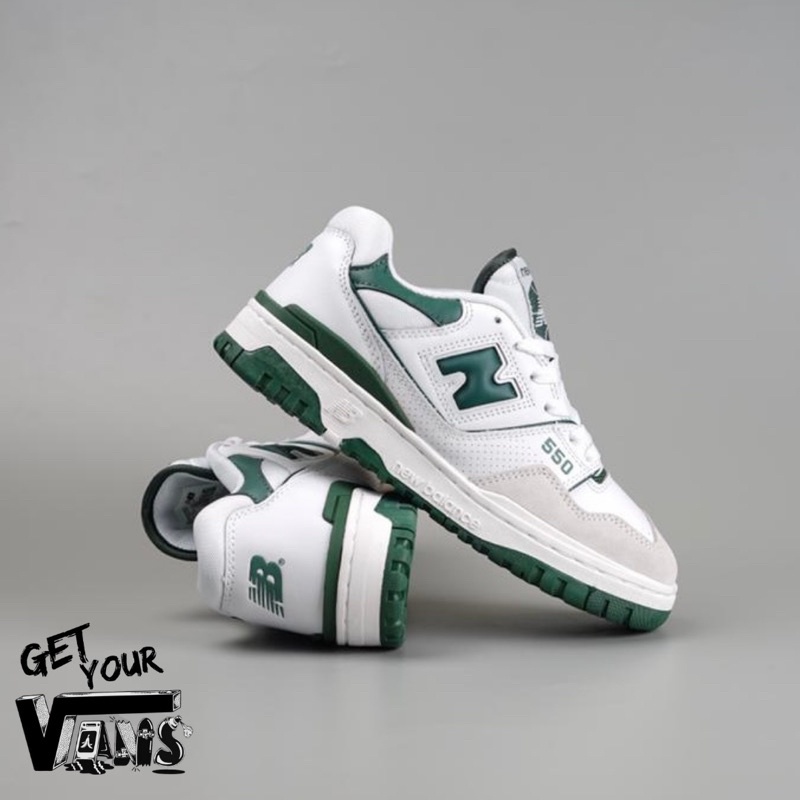 Sepatu New Balance BB550WT1 White Green Original 100% BNIB