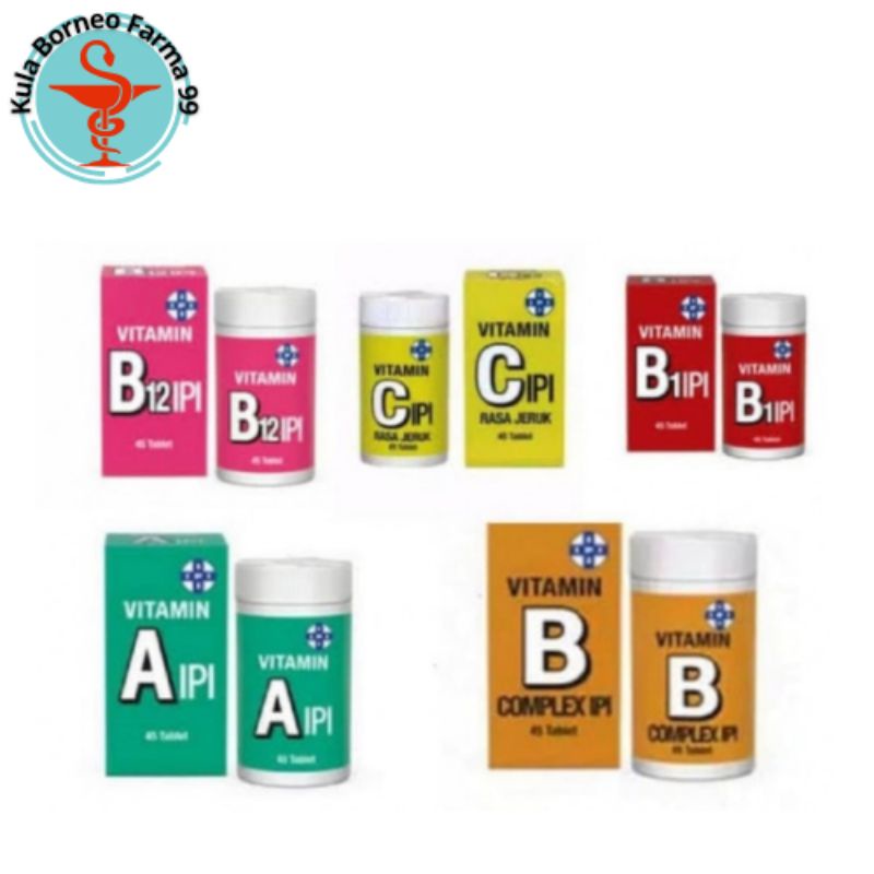 Vitamin Ipi A, B1, B12, B-Komplex, C