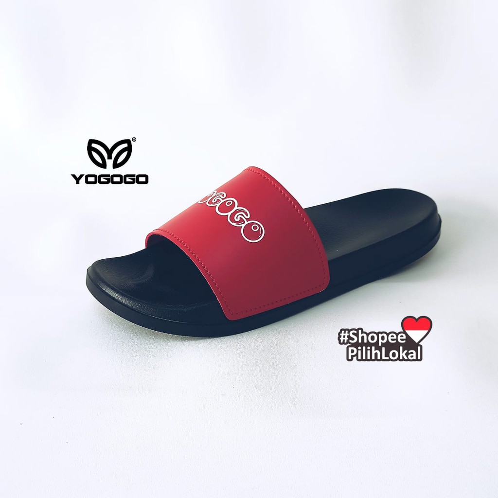 SANDAL SLIDE/SENDAL SLOP PRIA DAN WANITA YOGOGO PALING KEREN #MR