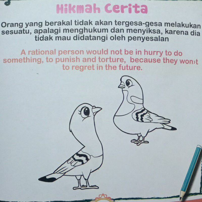 Buku Dongeng Fabel Gajah/Merpati/Itik/Raja Palsu