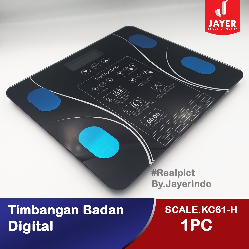 Timbangan Badan Digital Fat Body Controling / Timbangan badan kaca