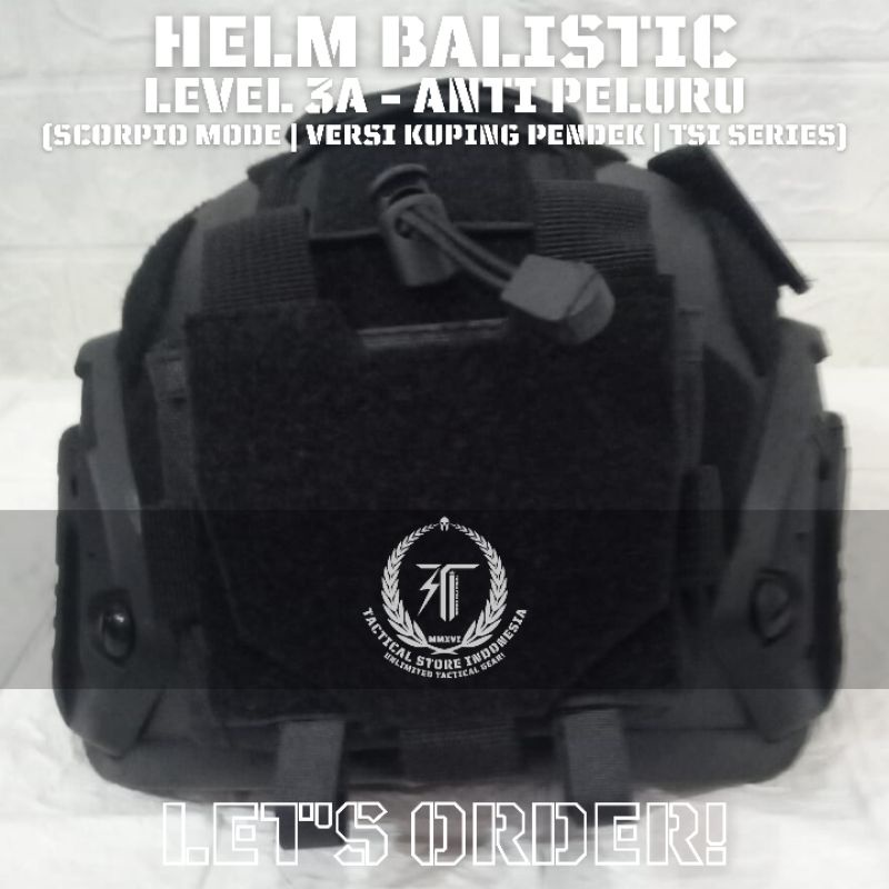 EXCLUSIVE TSI Helm Balistic ASLI Level 3A Scorpio Mode - Helm Scorpio Baja Balistic