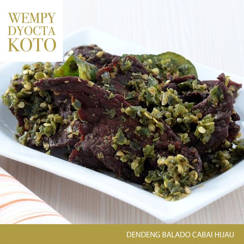 

Wempy Dyocta Koto Premium Dendeng Balado Cabai Hijau