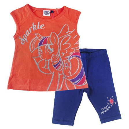 ( Size 2y ) Baju Kaos Setelan Anak Perempuan Little Pony Kids Icon