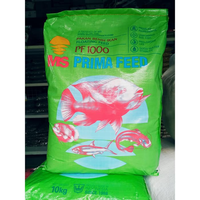 Pakan Makanan Benih Bibit Ikan Lele Nila Gurame Hias Pelet PF 1000 1kg