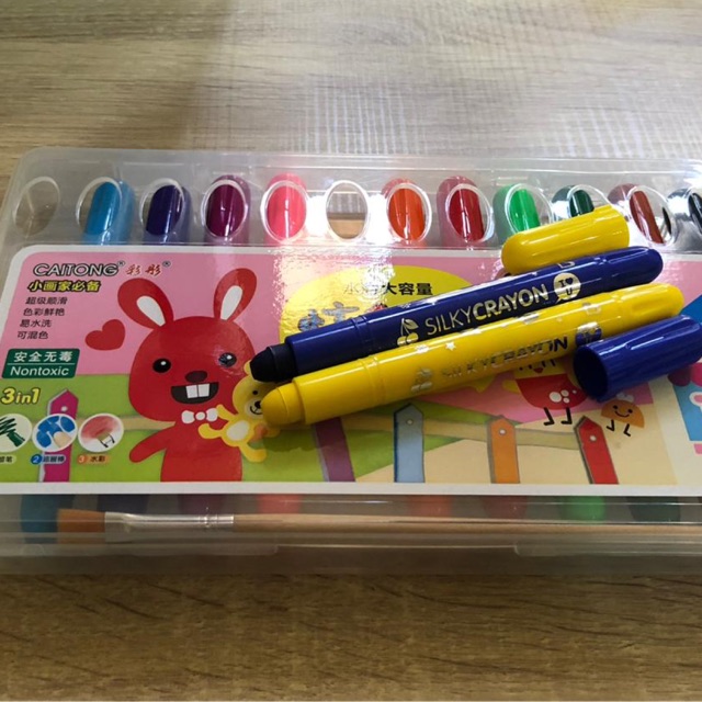 

silky crayon 3 in 1 crayon