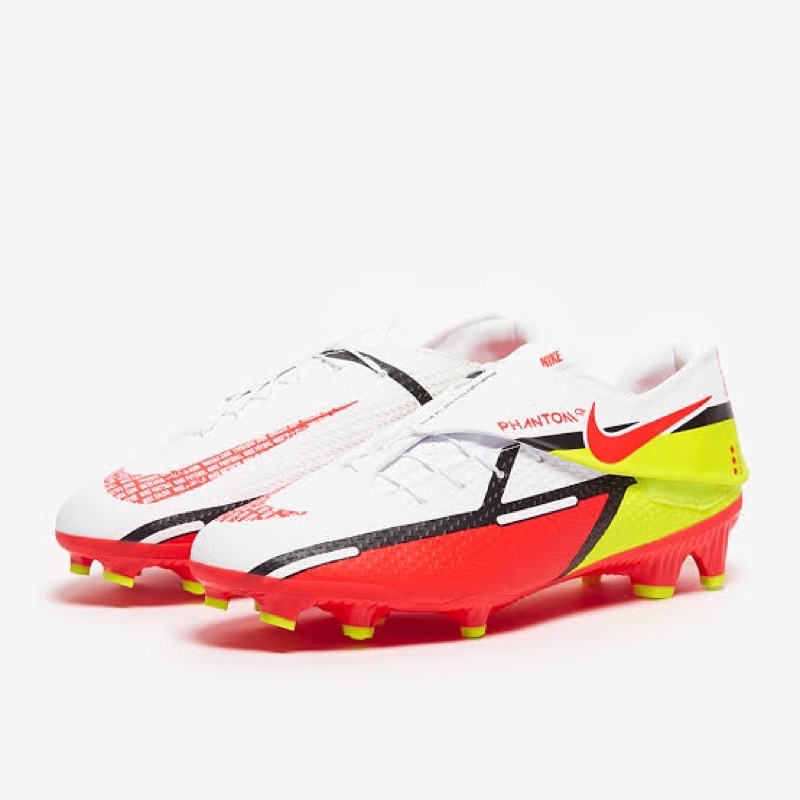 Sepatu Bola [TERBARU] - Nike Football Phantom GT ACDMY FLYEASE FG/MG Bright Chrimson - Original 1000