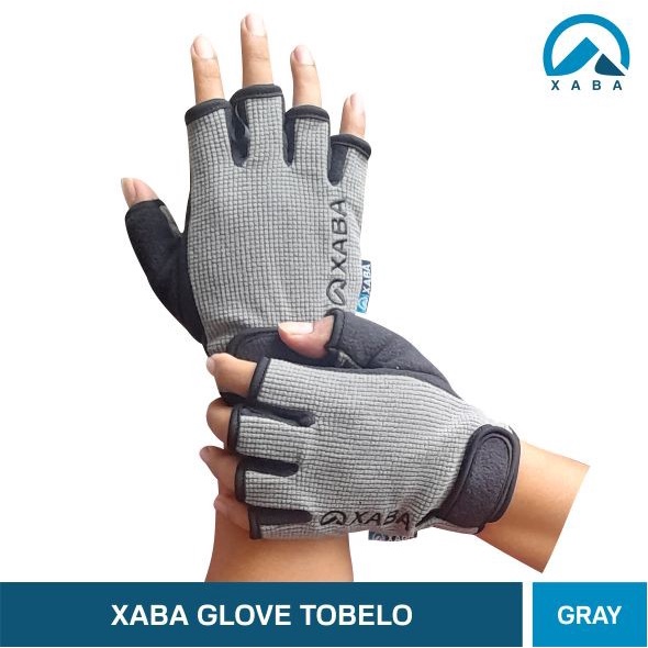 sarung tangan sepeda motor XABA tobelo half finger gloves outdoor travelling touring hiking