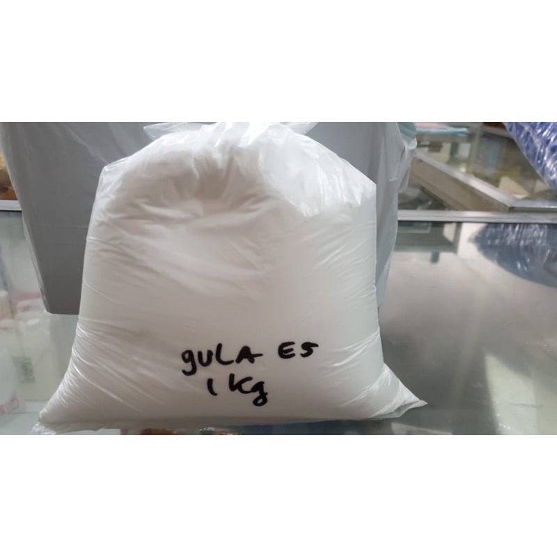 

gula es. gula dingin siap makan