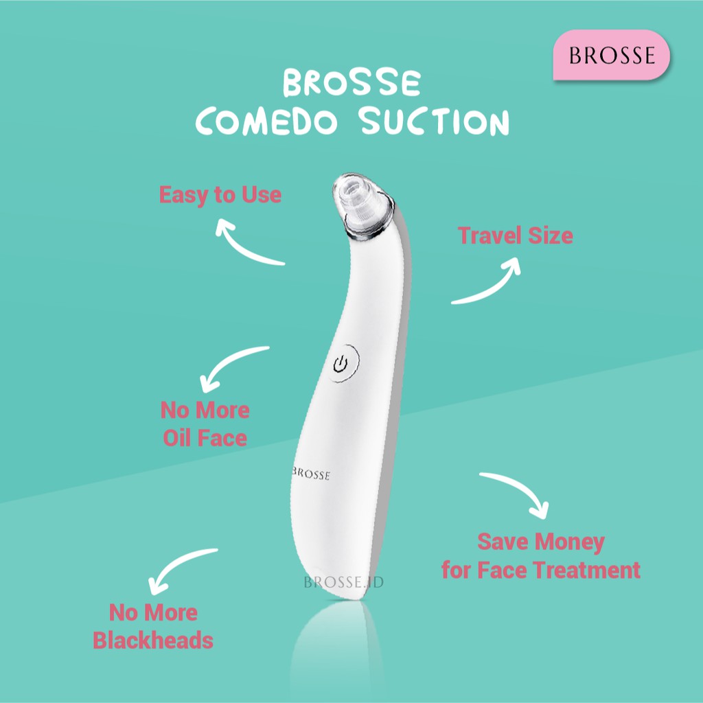 Brosse ComedoSuction ORIGINAL + Bergaransi 30 Hari + Bonus Pouch