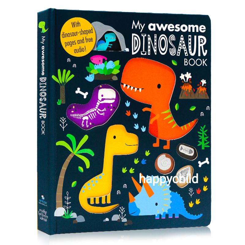 original My Awesome dinosaur book bid book buku anak buku bacaan buku impor happychild