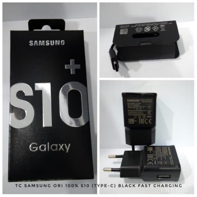 &lt; M.A &gt; Charger samsung galaxy S10/S10+ fast charging usb TYPE C ori 100