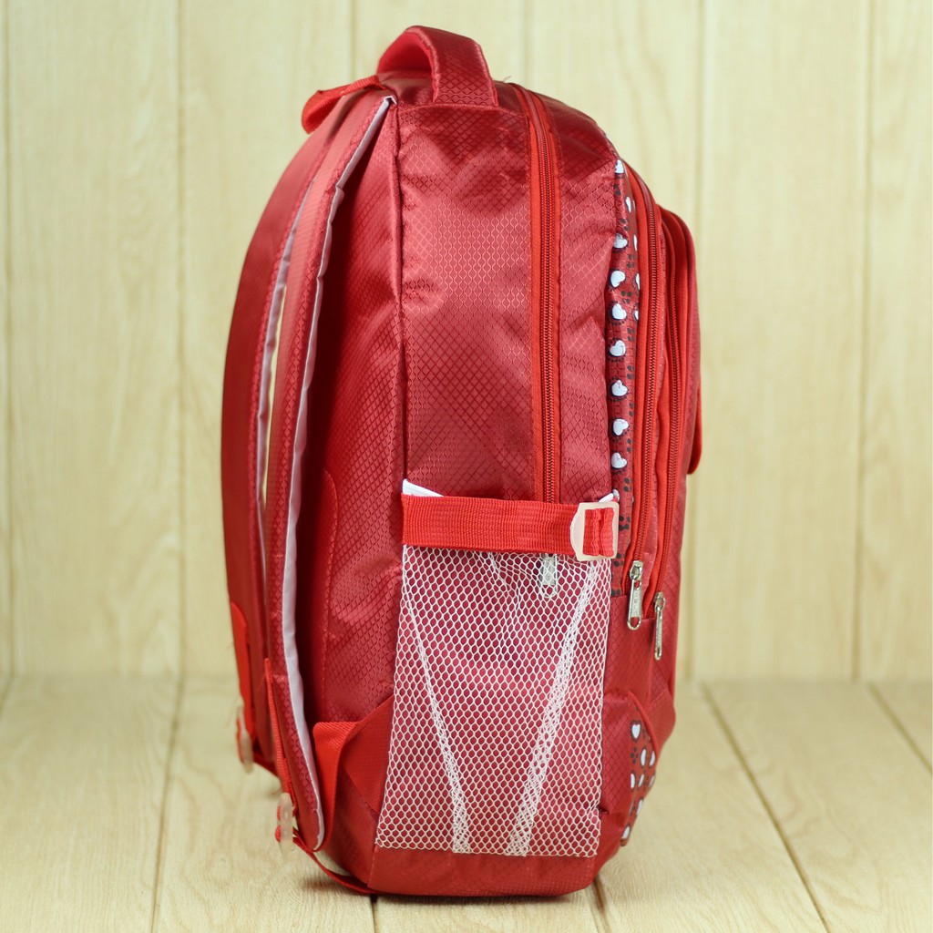 Tas Gendong Anak Cewek Davero Sport Merah Lucu Keren SD SMP Remaja