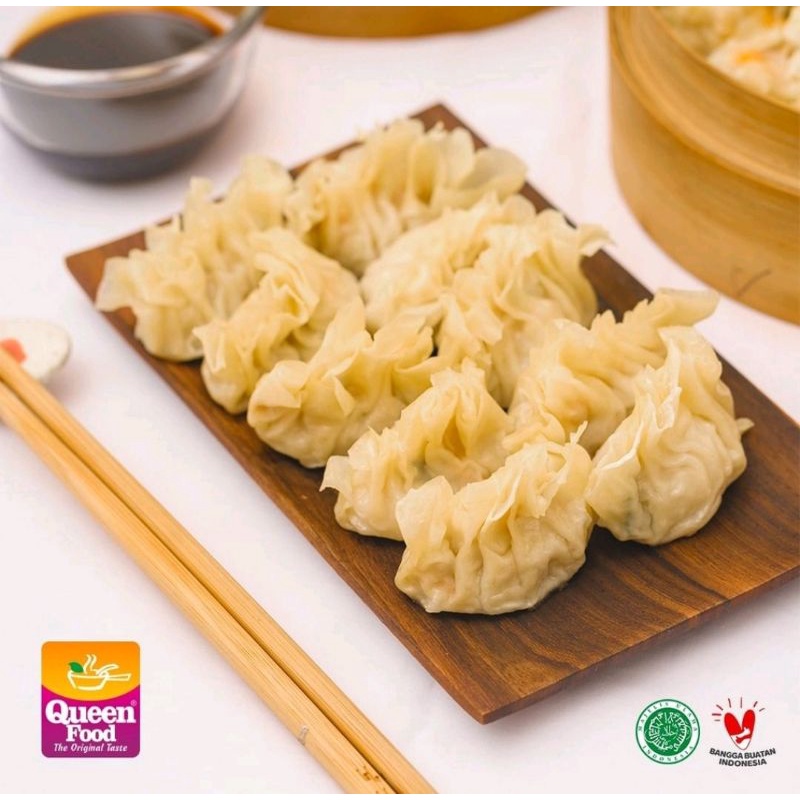 

Dimsum Kukus Swekiaw Dumpling merk Queen Food