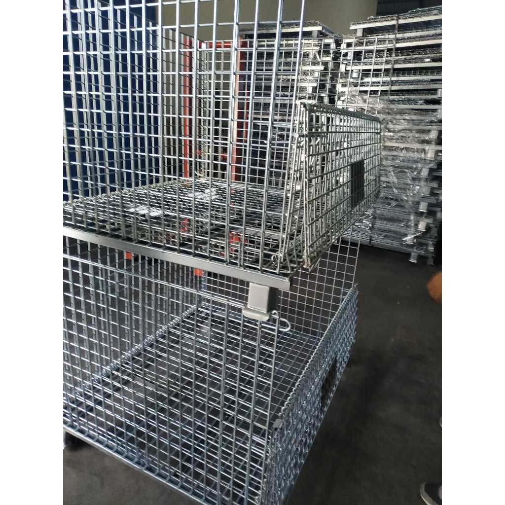 Pallet Mesh Keranjang Besi Lipat Merk Dalton