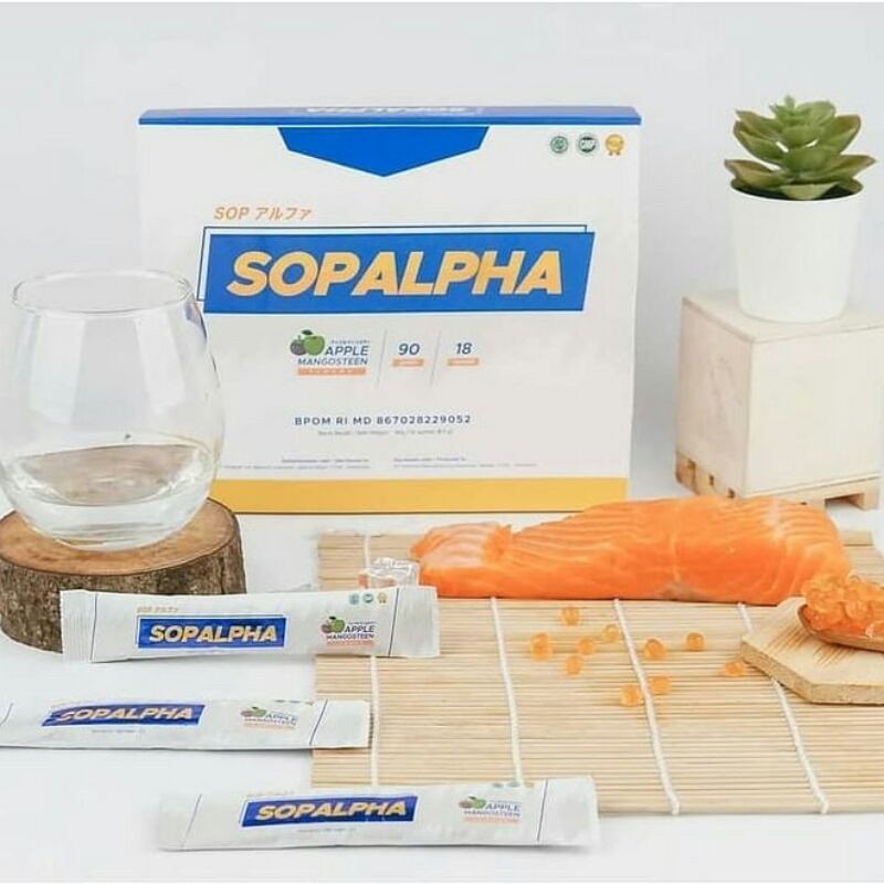 SOPALPHA BY BIOALPHA 1/2 box isi 9 Sachet ORIGINAL 100%  ALAMI