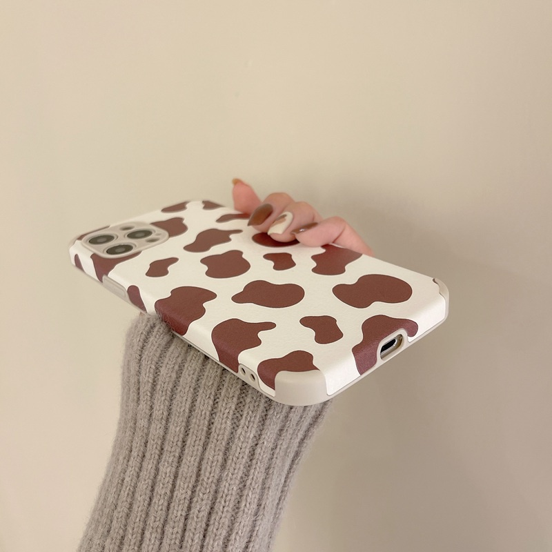 Fashion！Cow &amp; Zebra Pattern Soft Case iP iPhone 6 6S 7 8 + Plus XS XR 11 12 13 Pro Max Brown Casing Xiaomi Redmi 9T Note 7 8 Pro