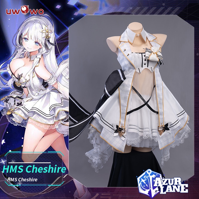 PREORDER UWOWO Game Azur Lane Illustrious Cosplay Costume HMS Formal Dress Female Party Clothing Uni