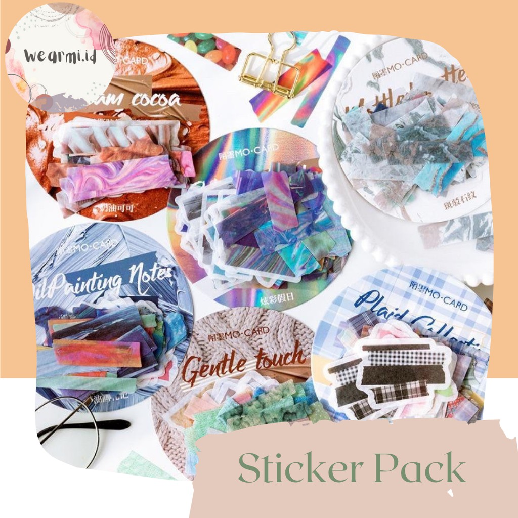 

Sticker Pack Motif Washi Tape Aesthetic Scrapbook Bujo Jurnal Diy