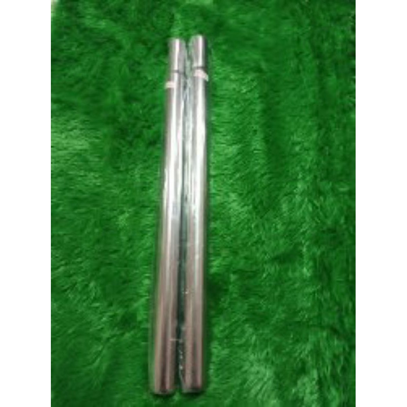 seatpost minion  diameter 25,4 panjang 50cm warna hitam dan croom