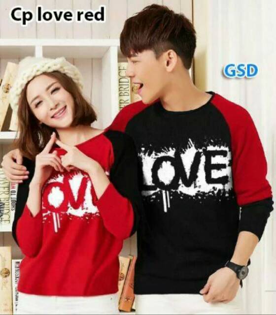 Sweater couple/ sweater pasangan / sweater kimono Love]