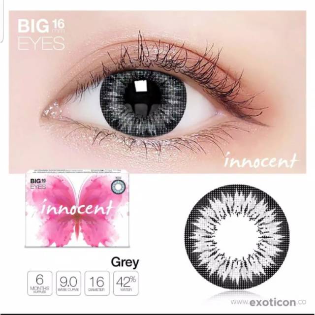 PAKET SOFTLENS INNOCENT DIA 16MM NORMAL &amp; MINUS + CAIRAN ICE 60ML + PINSET + LENSCASE / COD INSTAN SAMEDAY / LENSA KONTAK / PAKET MURAH