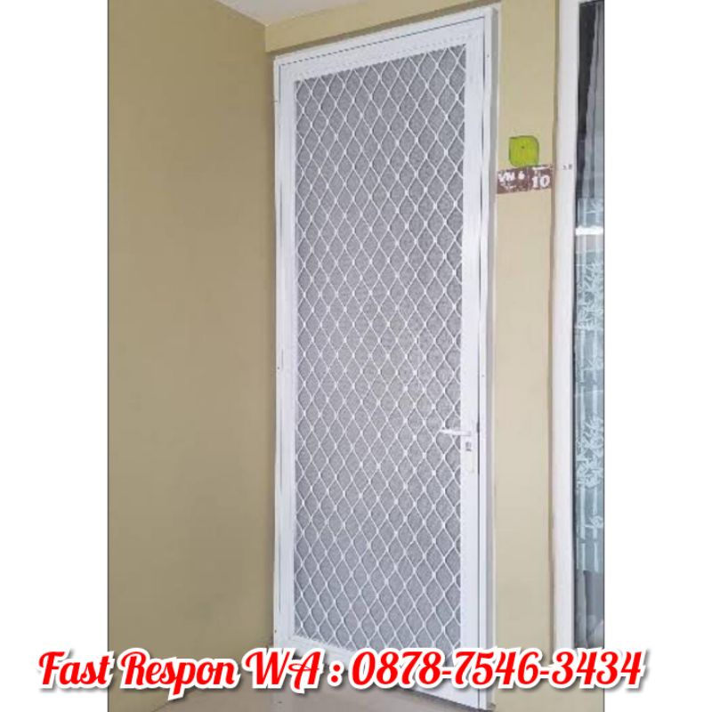 PINTU KASA NYAMUK ALUMINIUM PINTU DOBEL MURAH