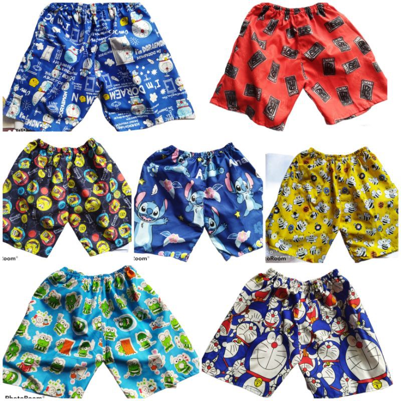 Daily Pants Anak / Celana Kolor Harian Anak Kartun