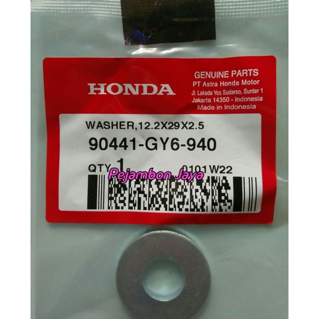 90441GY6940 WASHER 12.2X29X2.5