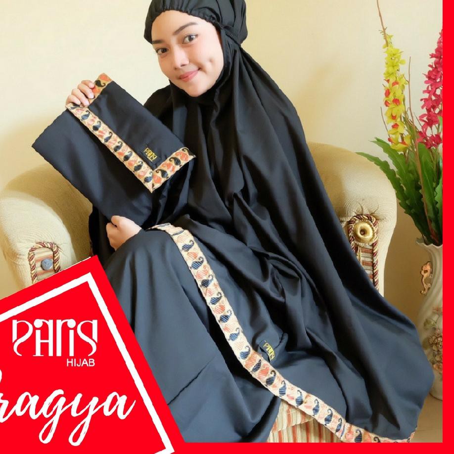 BIG PROMO   f-470 PARISKU DAILY DAYAK mukena lukis katun jumbo ibu couple batik abaya super renda