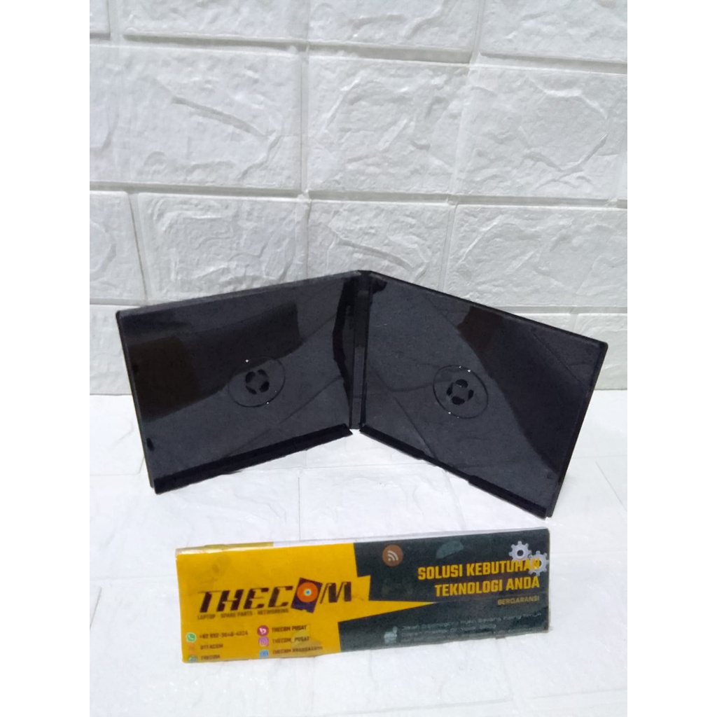 Case CD Tempat Kaset DVD Mika Bening Wadah Penyimpanan DVD
