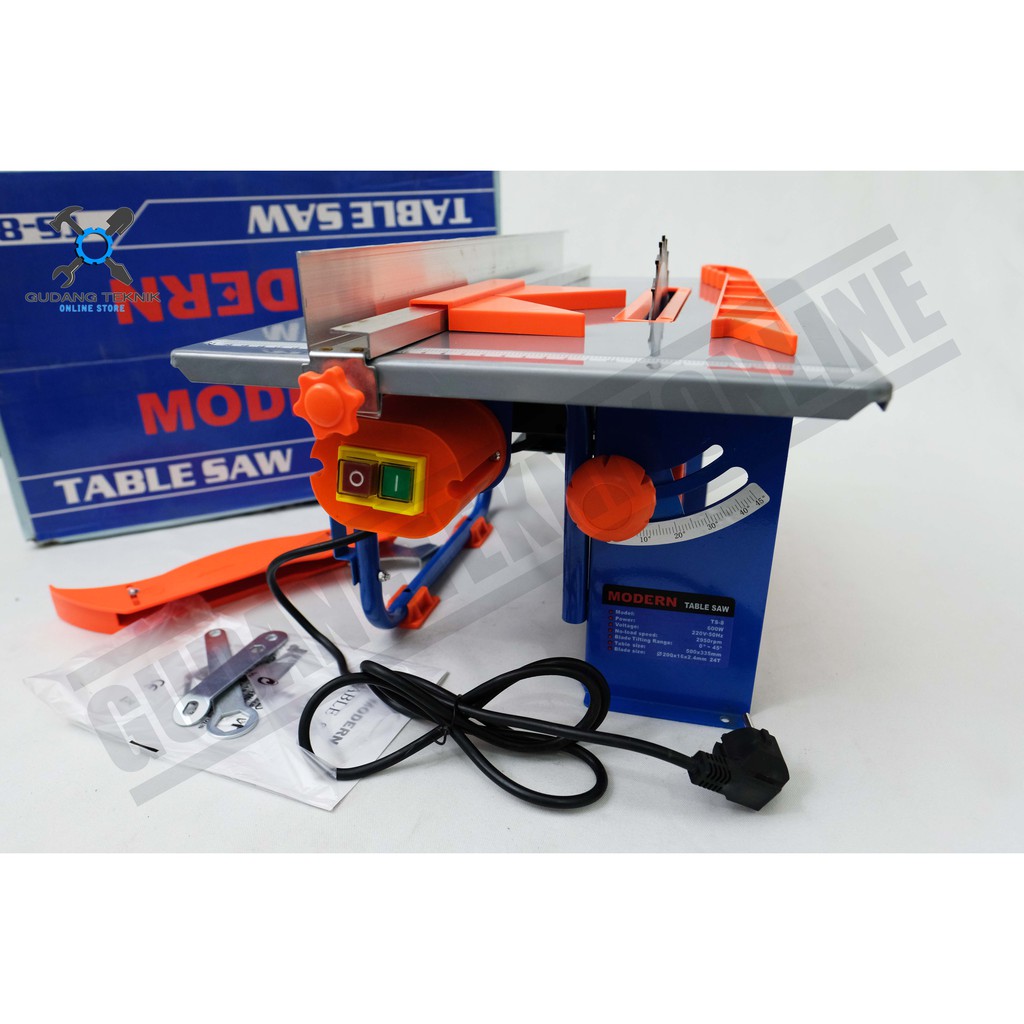 Modern TS-8 / Table Saw Modern TS 8 / Meja Potong Modern 8Inch Gergaji Kayu Circular Saw Modern TS8