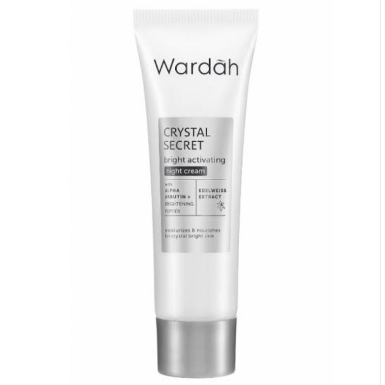 wardah crystal secret night cream 15ml