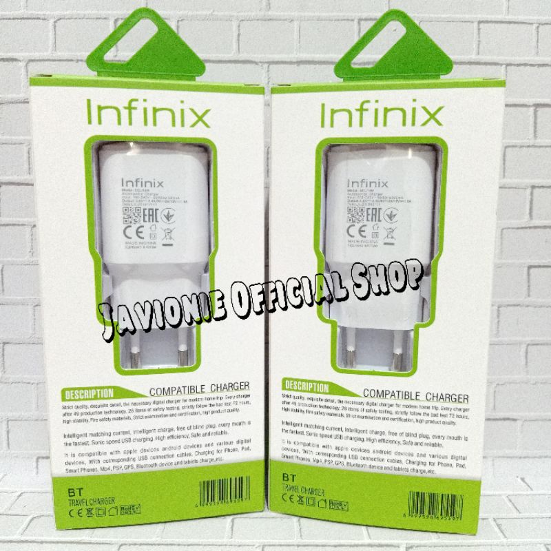 CHARGER CASAN CAS HP INFINIX HOT 11 PLAY / HOT 12i ORIGINAL FAST CHARGING MICRO USB 10W 18W