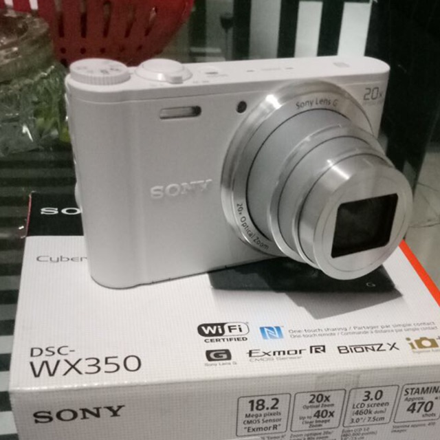 Digital camera SONY dsc wx350 white