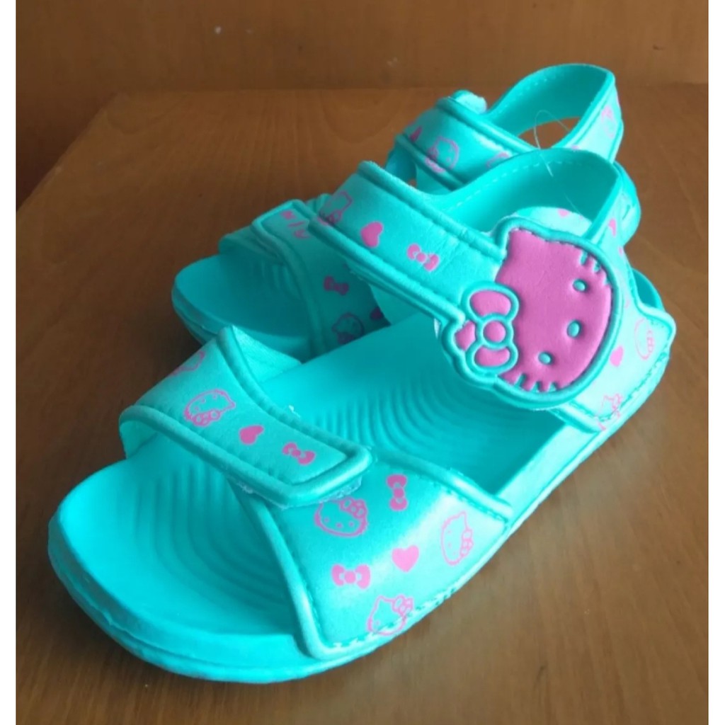 SANDAL ANAK PEREMPUAN FLAT SOFT NON LED USIA 1,5 sd 4 THN WARNA TOSCA